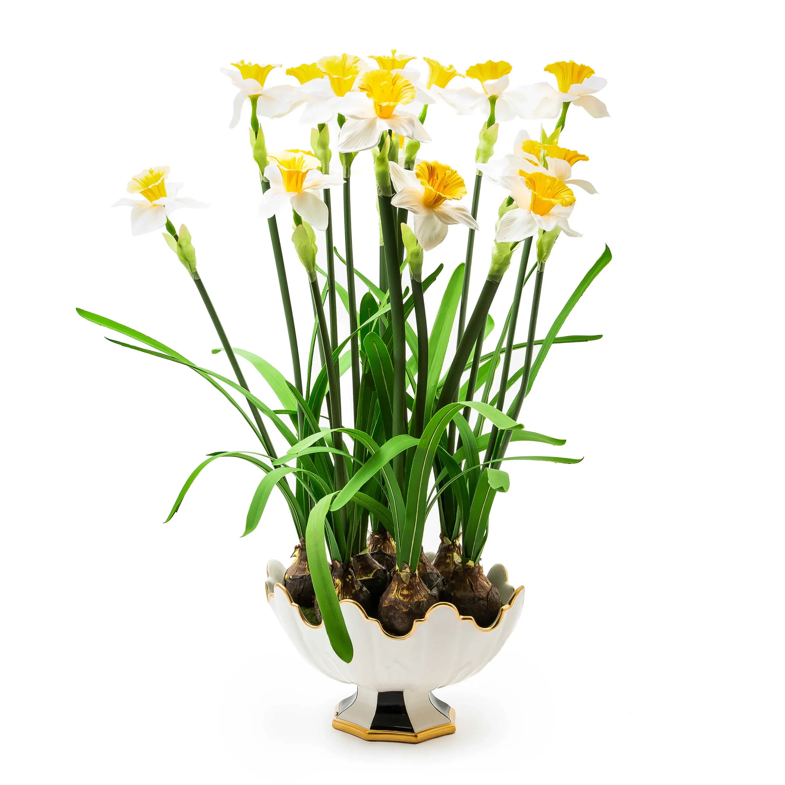 New MacKenzie-Childs Daffodil Centerpiece