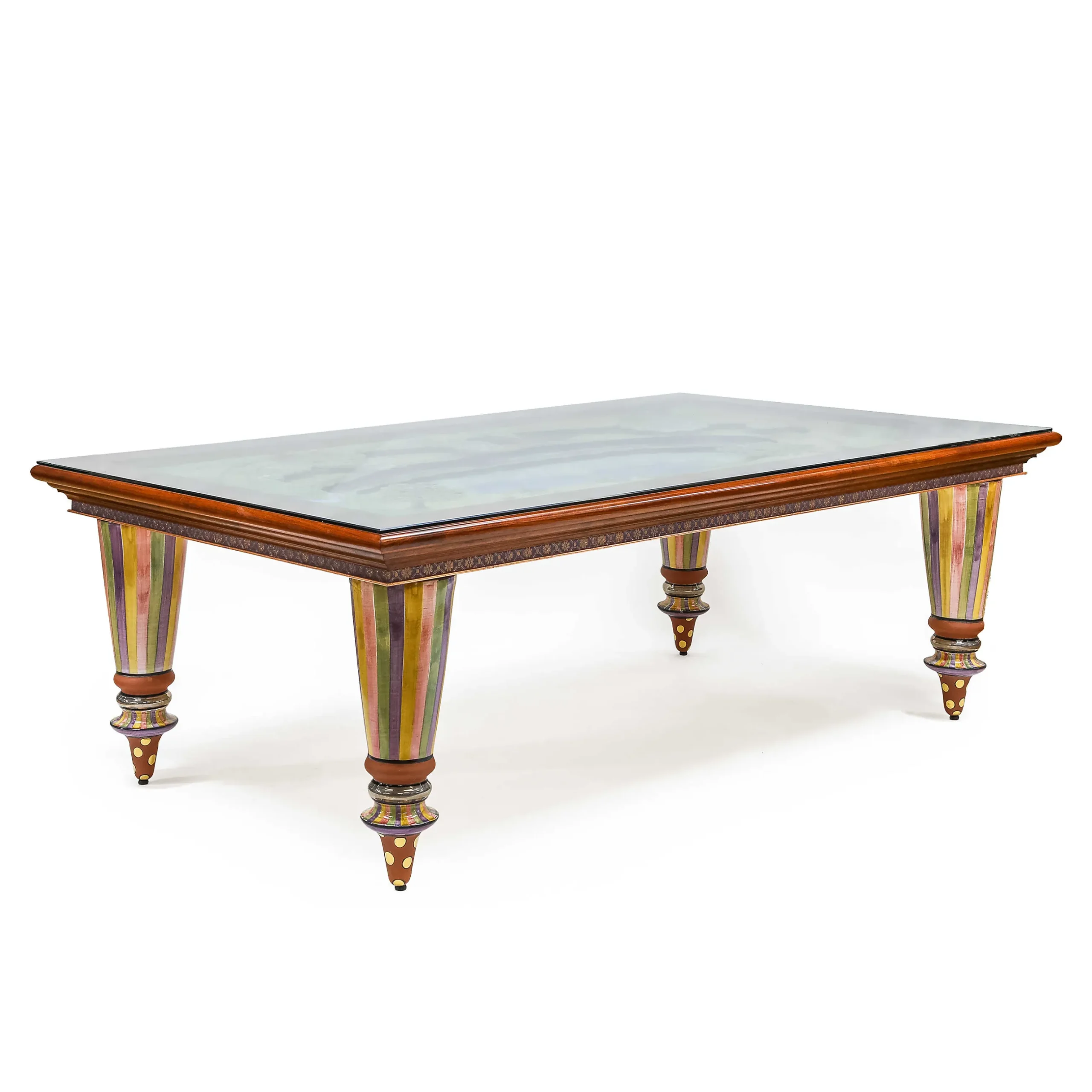 New MacKenzie-Childs Diorama Dining Table For 8