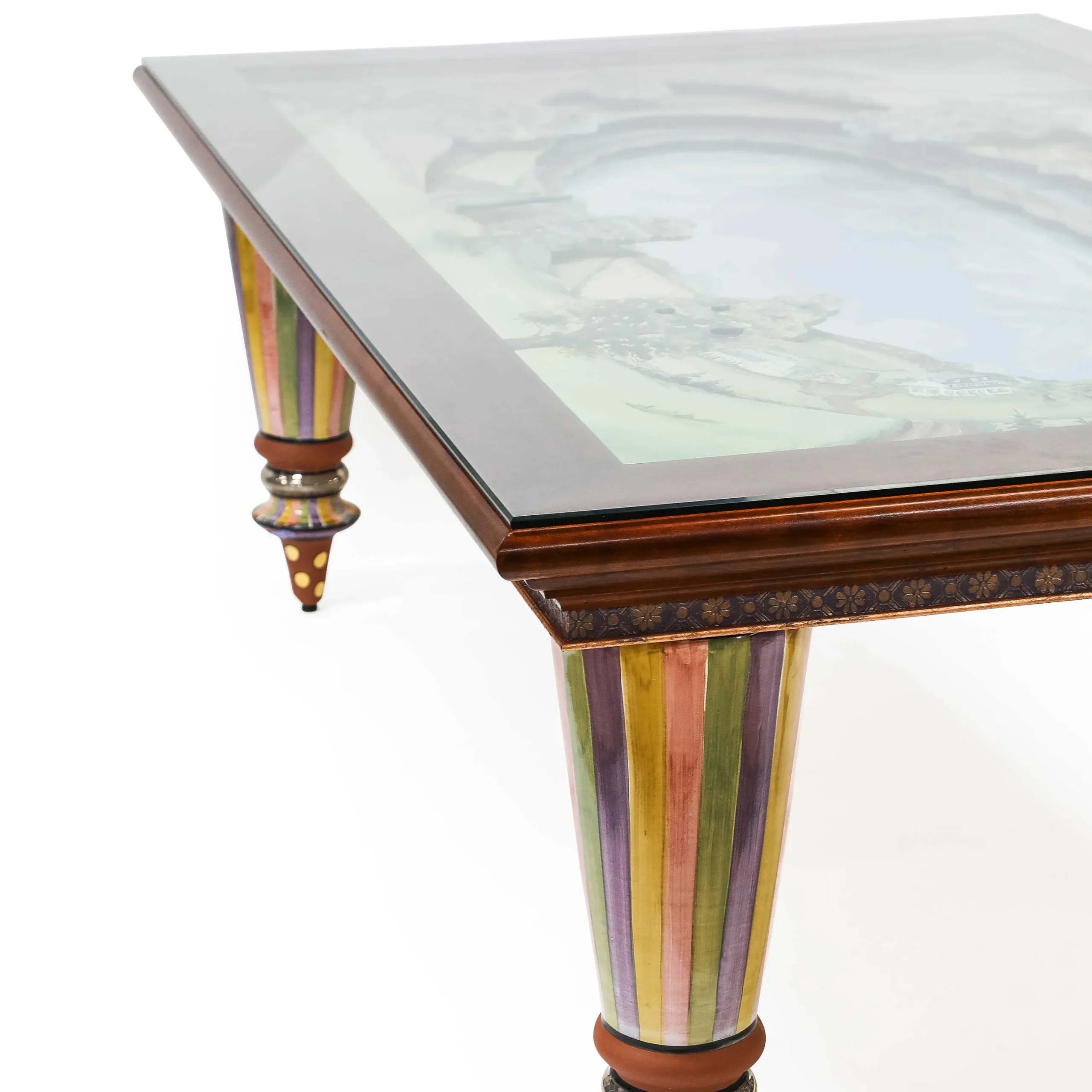 New MacKenzie-Childs Diorama Dining Table For 8