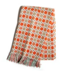 New MacKenzie-Childs Dot & Dash Throw - Saffron