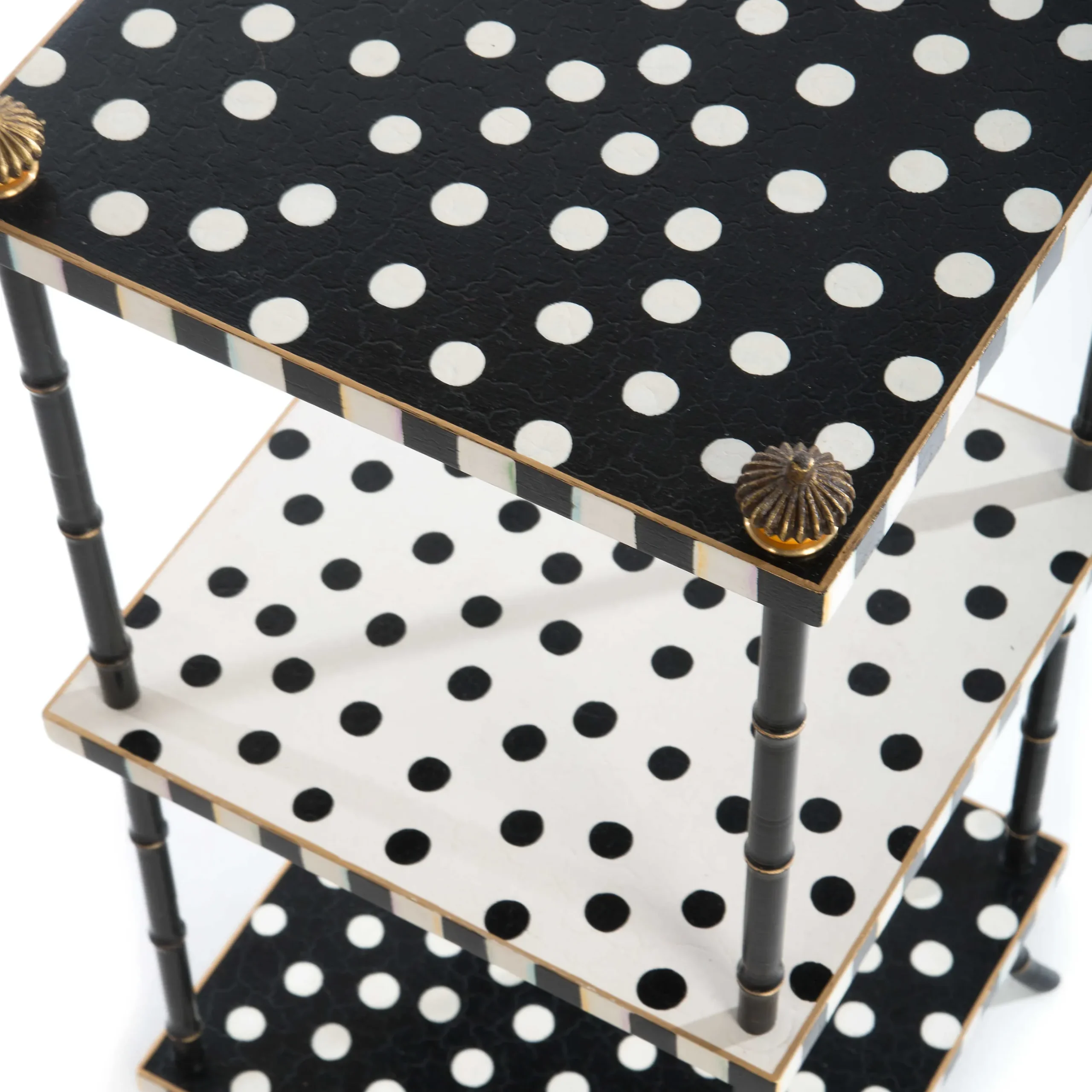 Outlet MacKenzie-Childs Dot Three Tier Table