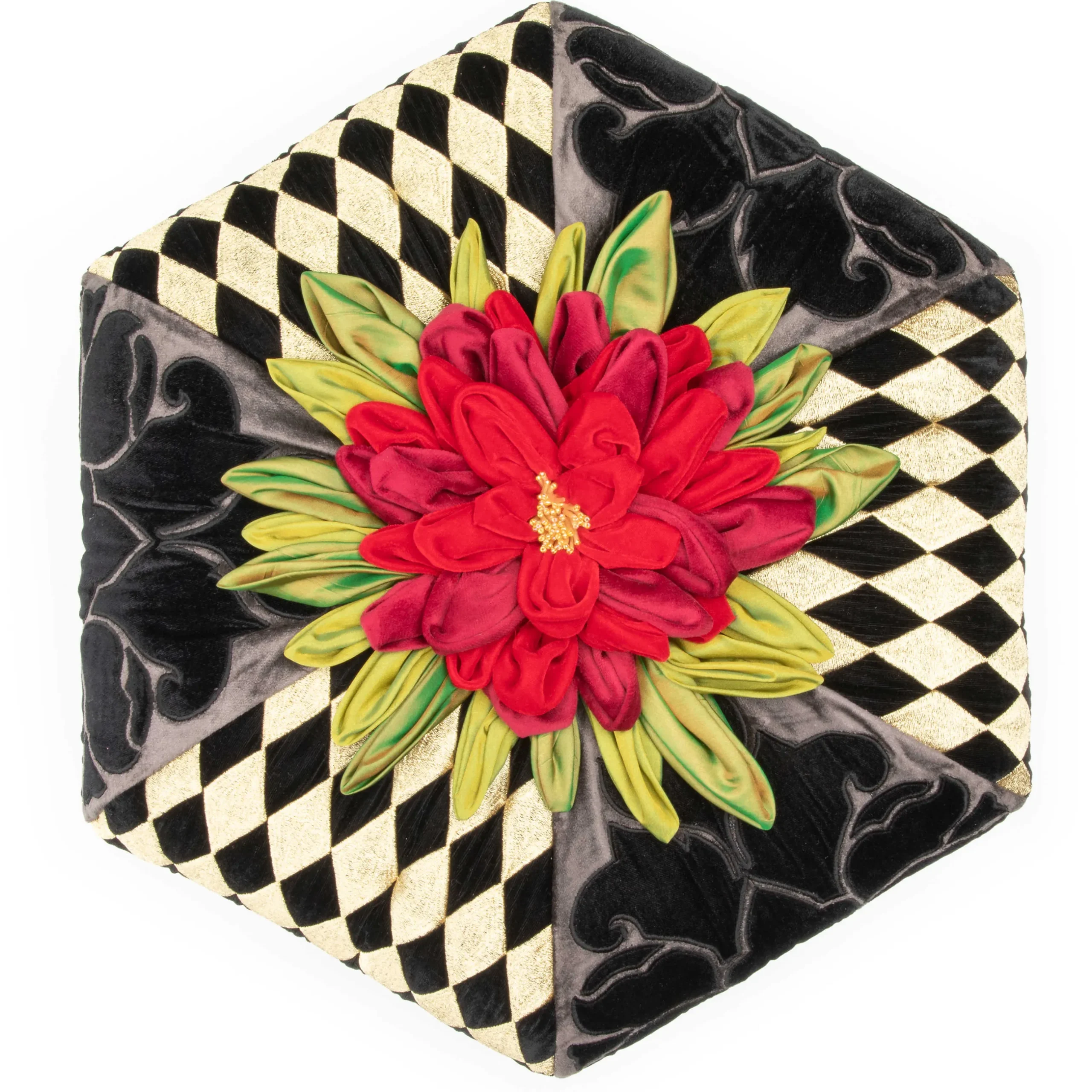 New MacKenzie-Childs Evenfall Footstool