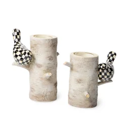 Best MacKenzie-Childs Farmhouse Birch Tealight Holder - Tall