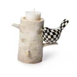 New MacKenzie-Childs Farmhouse Birch Tealight Holder - Short