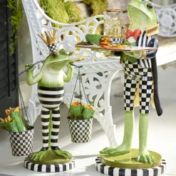Best MacKenzie-Childs Fergal The Frog Double Plant Holder