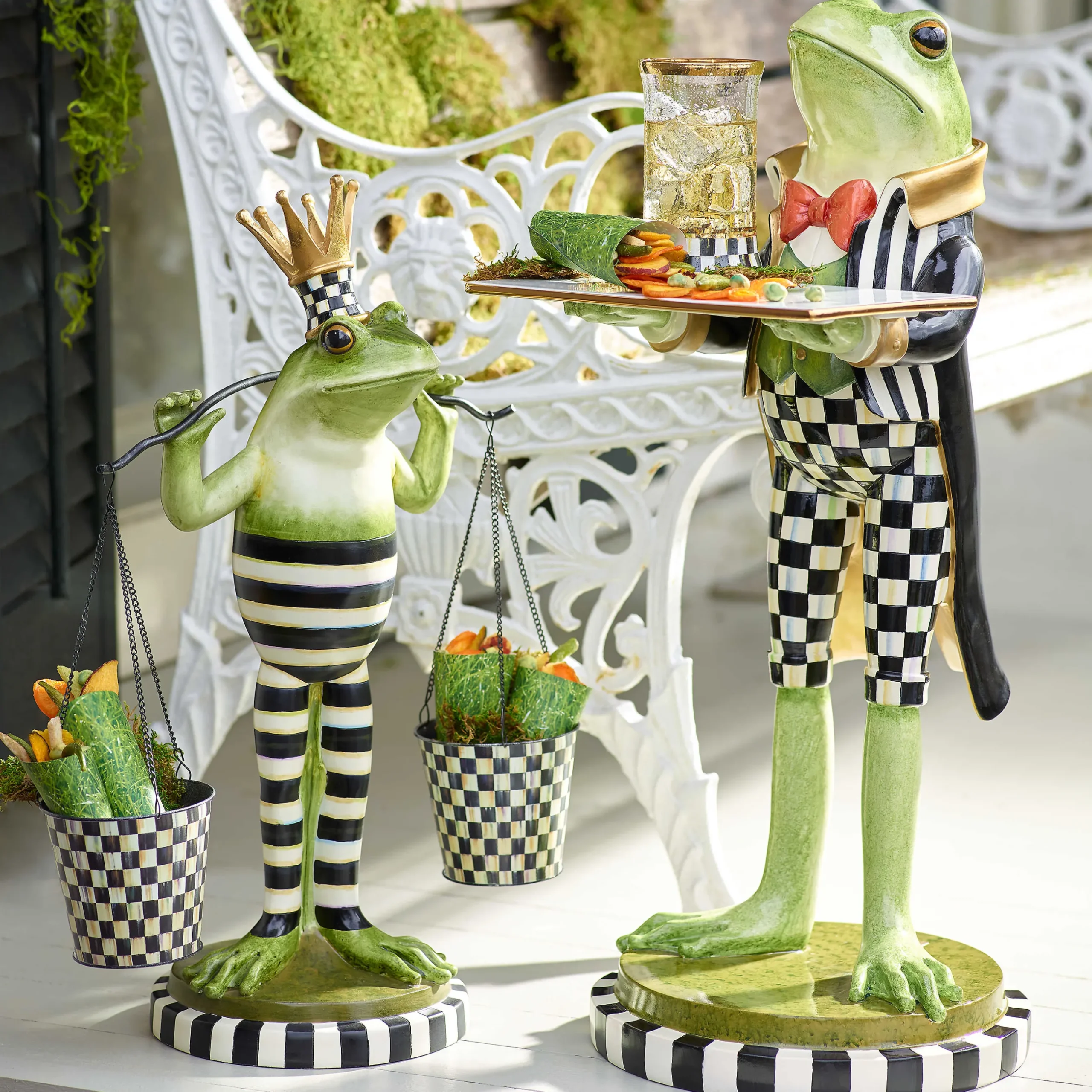Best MacKenzie-Childs Fergal The Frog Double Plant Holder