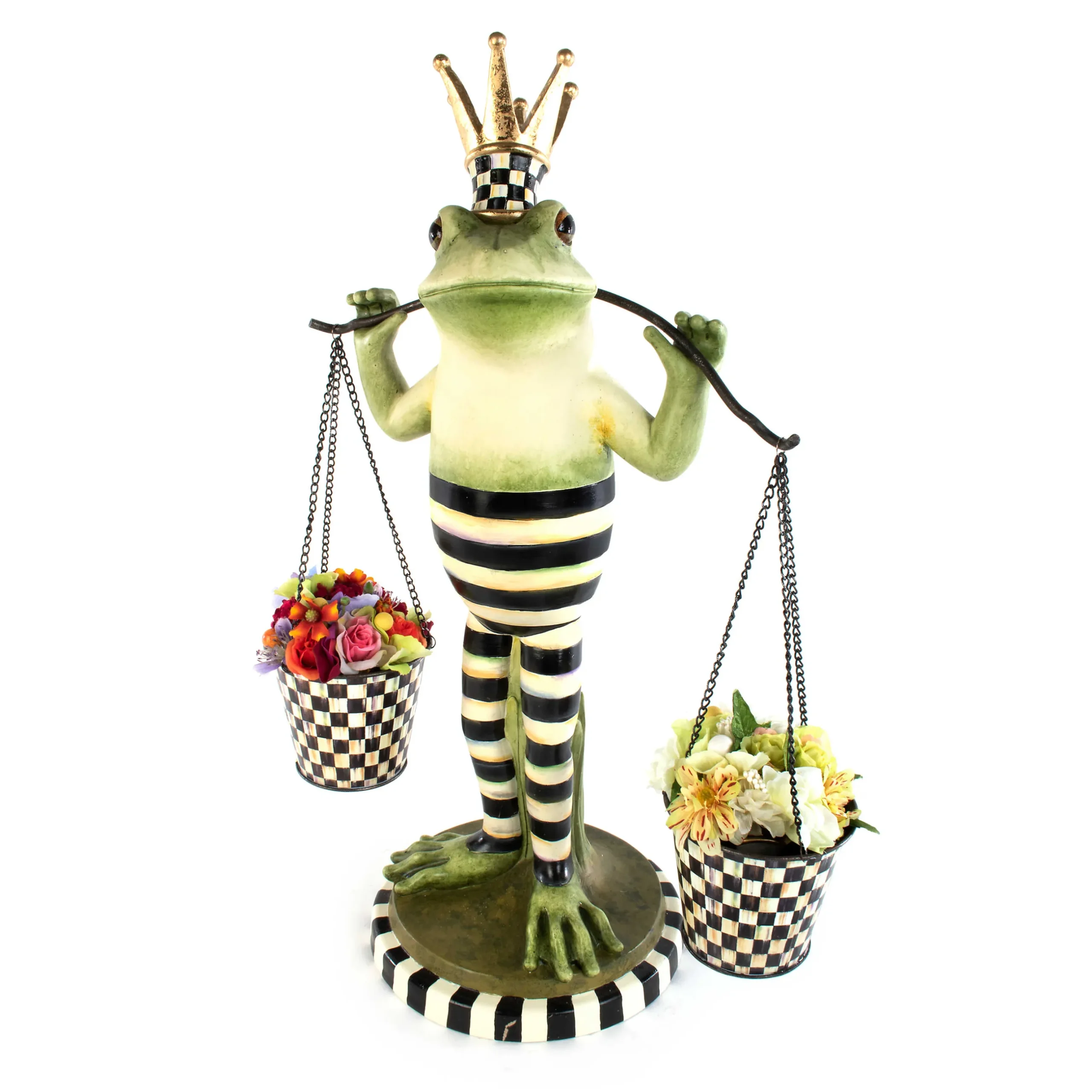 Best MacKenzie-Childs Fergal The Frog Double Plant Holder