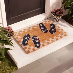 Discount MacKenzie-Childs Flip Flops Entrance Mat