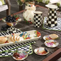 Sale MacKenzie-Childs Flower Market Appetizer Plates - Set Of 4