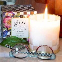 Hot MacKenzie-Childs Flower Market Candle - 8 Oz.