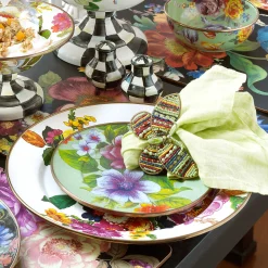 Discount MacKenzie-Childs Flower Market Charger/Plate - White