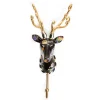 New MacKenzie-Childs Flower Market Deer Hook - Black