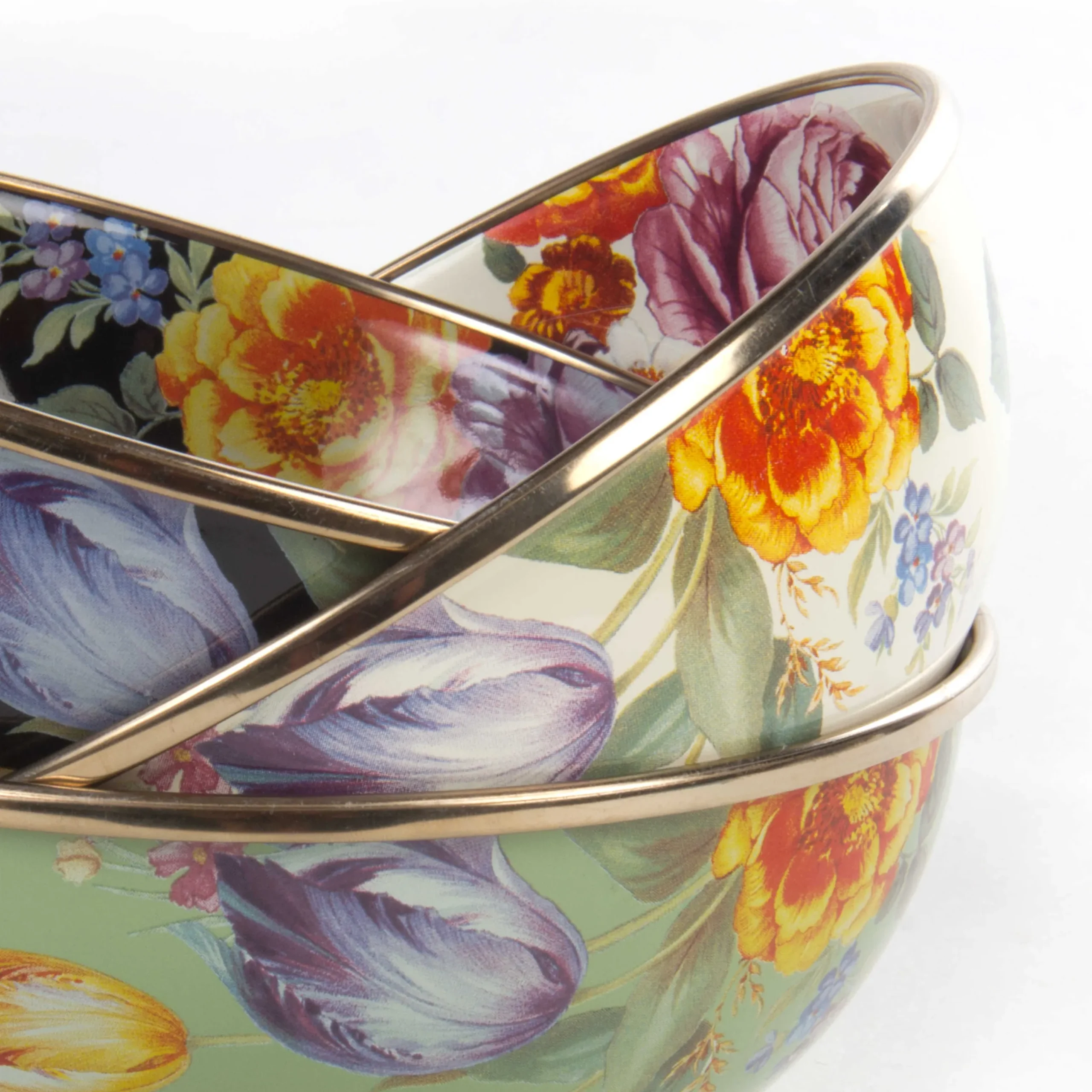 Clearance MacKenzie-Childs Flower Market Everyday Bowl - White