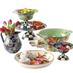 MacKenzie-Childs Flower Market Everything Bowl - Green