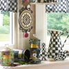 Outlet MacKenzie-Childs Flower Market Large Canister - Black