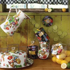 Best MacKenzie-Childs Flower Market Large Canister - White