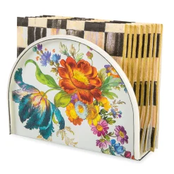 Hot MacKenzie-Childs Flower Market Napkin Holder - White