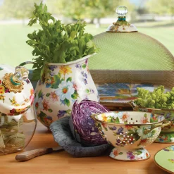 Clearance MacKenzie-Childs Flower Market Pitcher - White