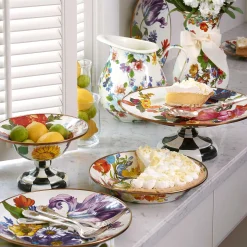 Clearance MacKenzie-Childs Flower Market Pitcher - White