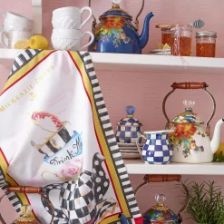 Sale MacKenzie-Childs Flower Market 2 Quart Tea Kettle - Lapis
