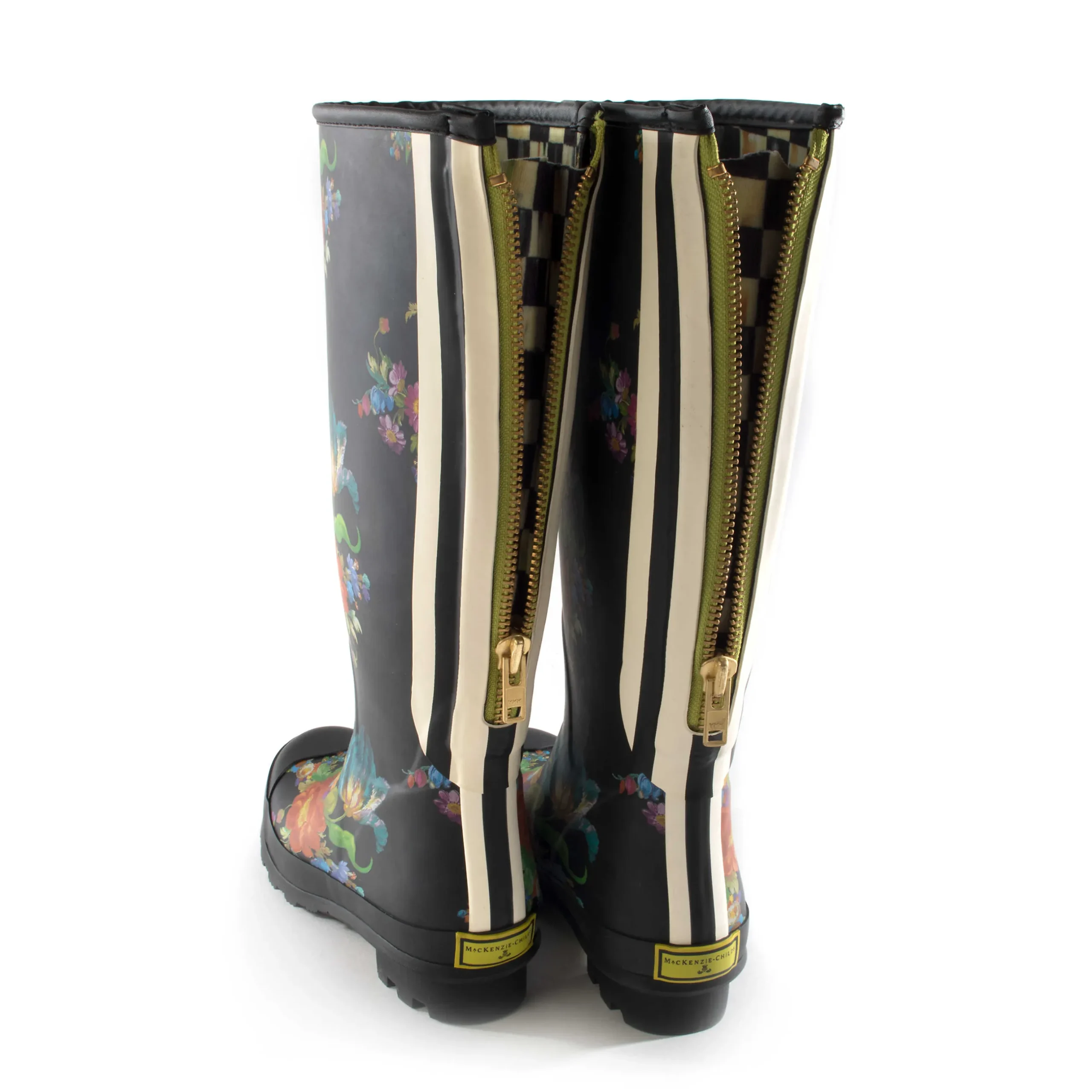 Outlet MacKenzie-Childs Flower Market Rain Boots - Tall - Size 6
