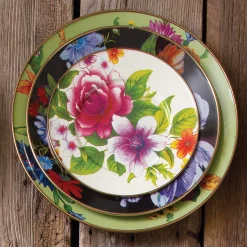 Online MacKenzie-Childs Flower Market Salad/Dessert Plate - White