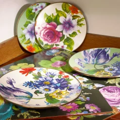 Online MacKenzie-Childs Flower Market Salad/Dessert Plate - White