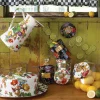 Outlet MacKenzie-Childs Flower Market Small Canister - Black