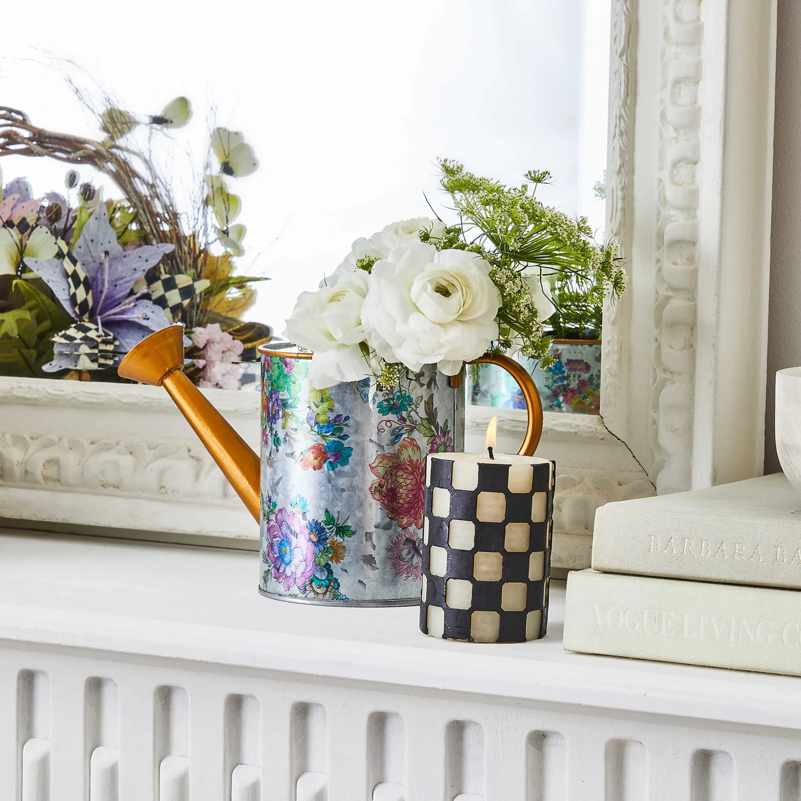 MacKenzie-Childs Flower Market Watering Can