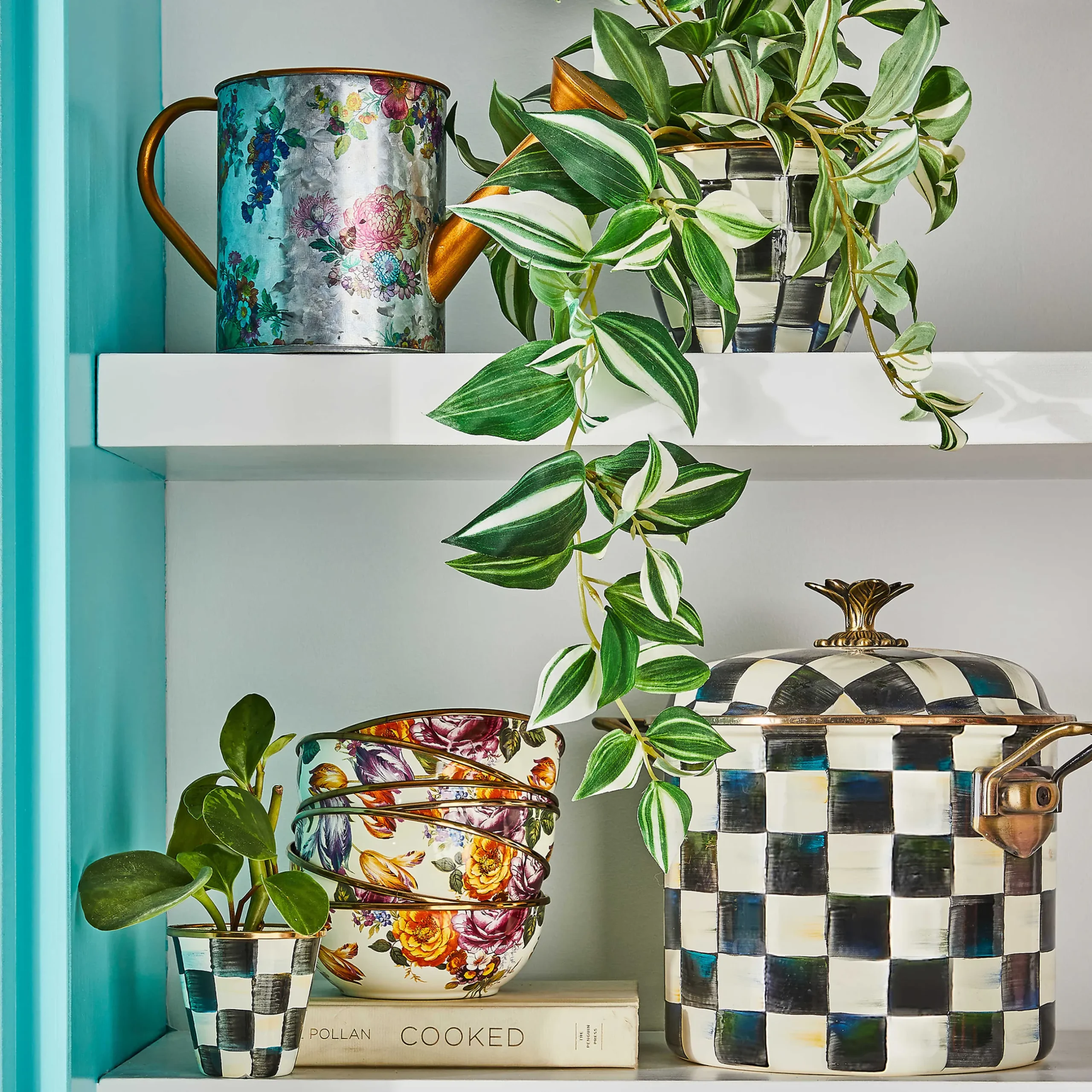 MacKenzie-Childs Flower Market Watering Can