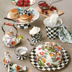 Hot MacKenzie-Childs Flower Market Whistling Tea Kettle