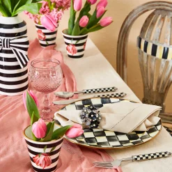 Clearance MacKenzie-Childs Flower Show Pots - Set Of 3