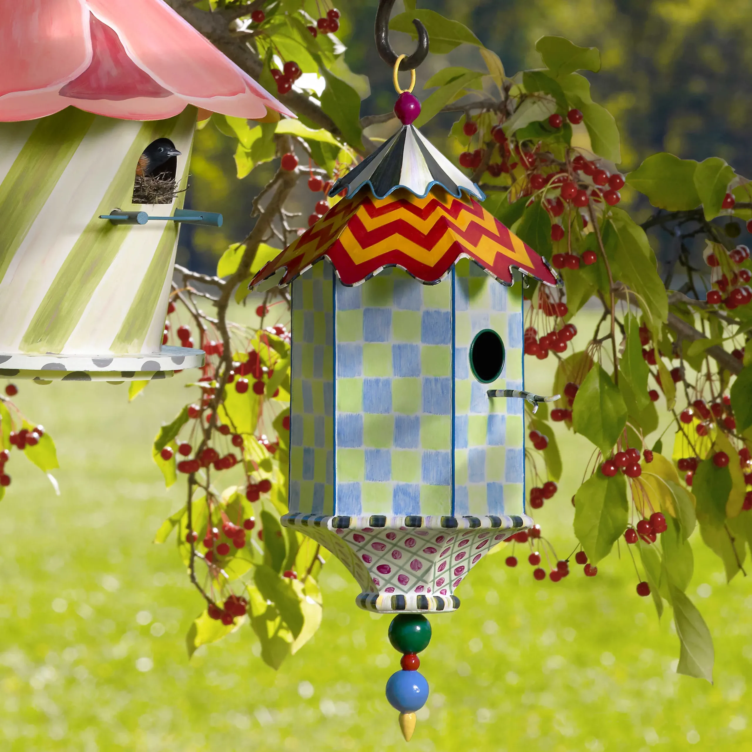 Sale MacKenzie-Childs Flyer'S Folly Birdhouse