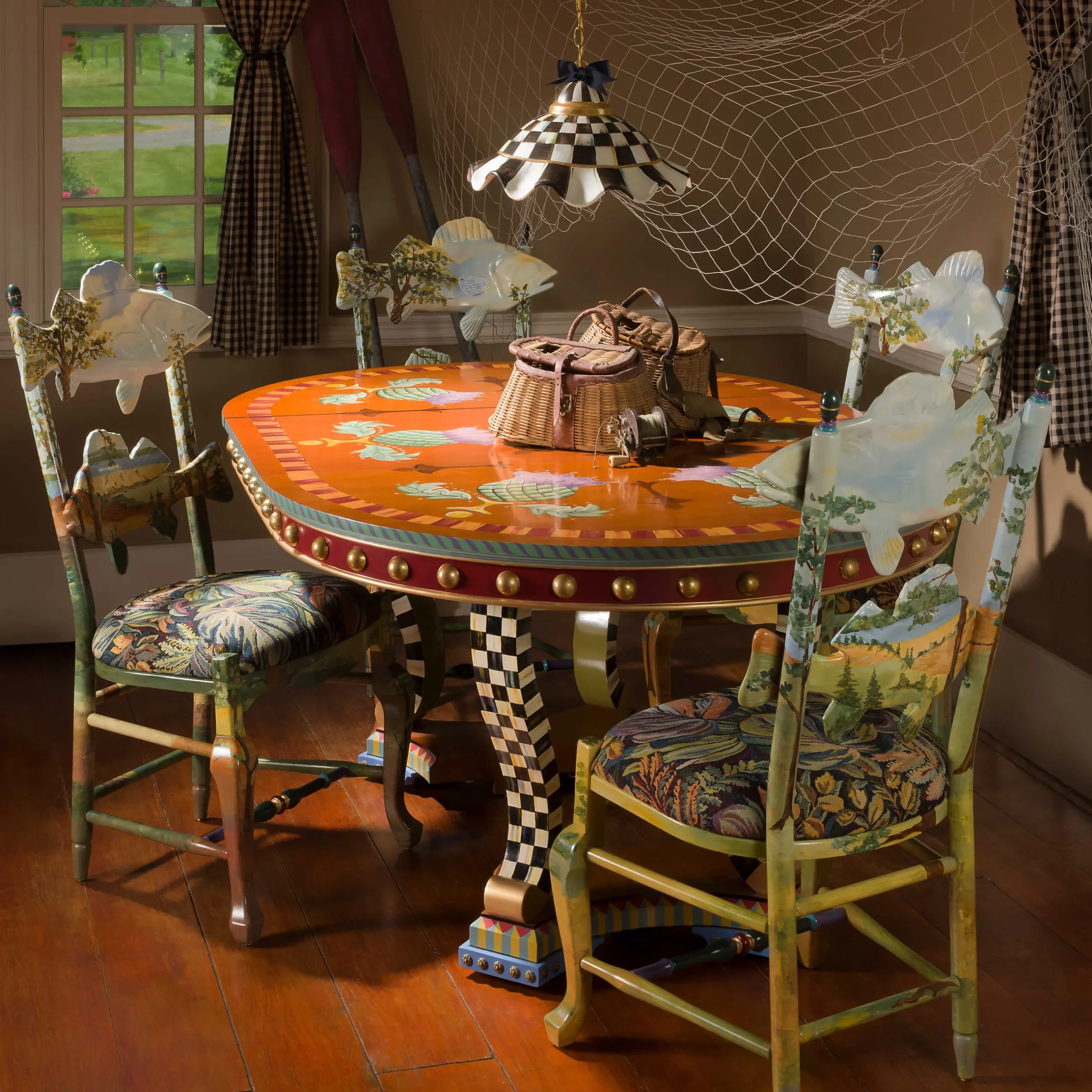 New MacKenzie-Childs Forest Fish Chair