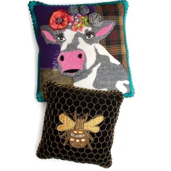 Online MacKenzie-Childs Frida Cowlo Pillow
