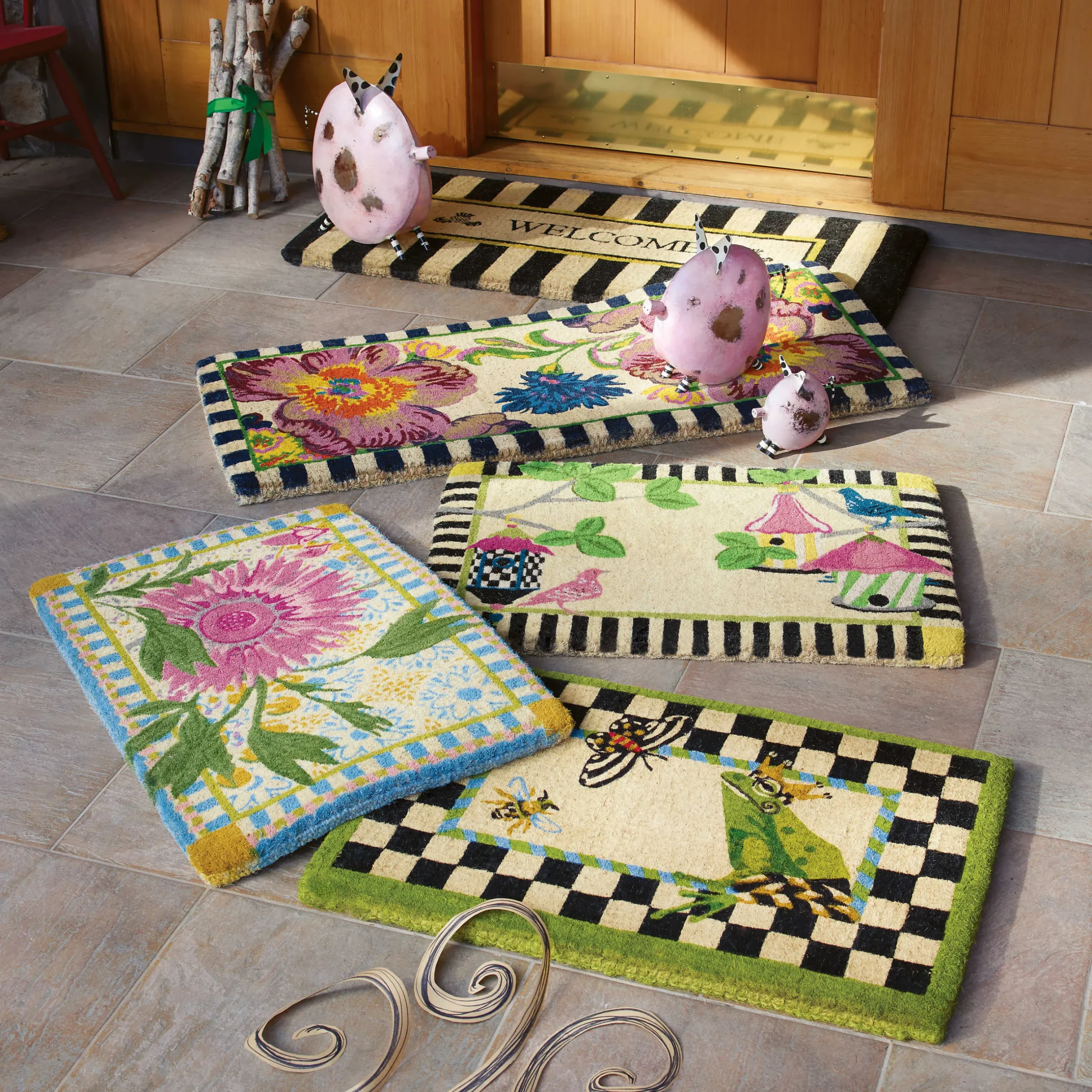 MacKenzie-Childs Frog Entrance Mat