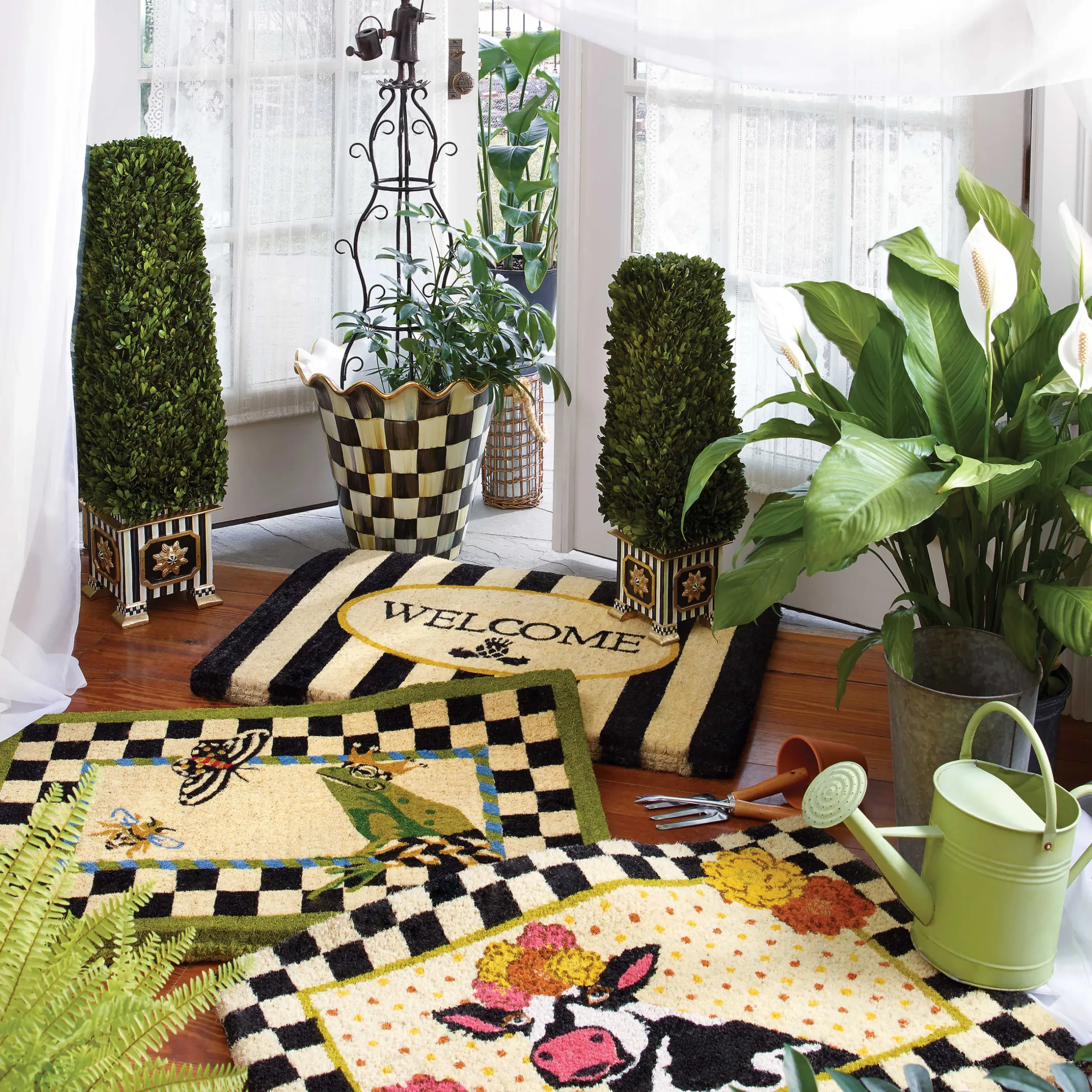 MacKenzie-Childs Frog Entrance Mat