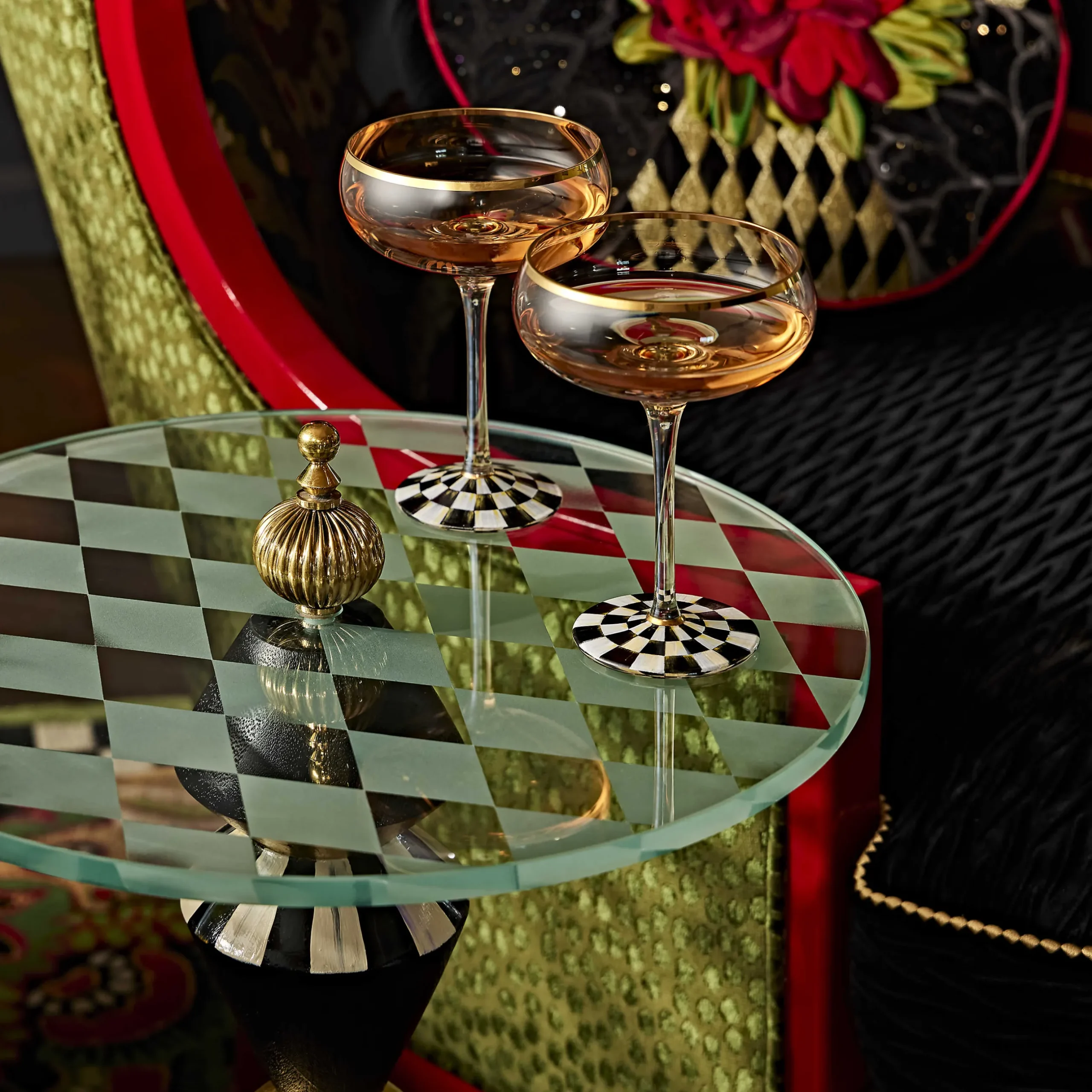 Best MacKenzie-Childs Gambit Accent Table