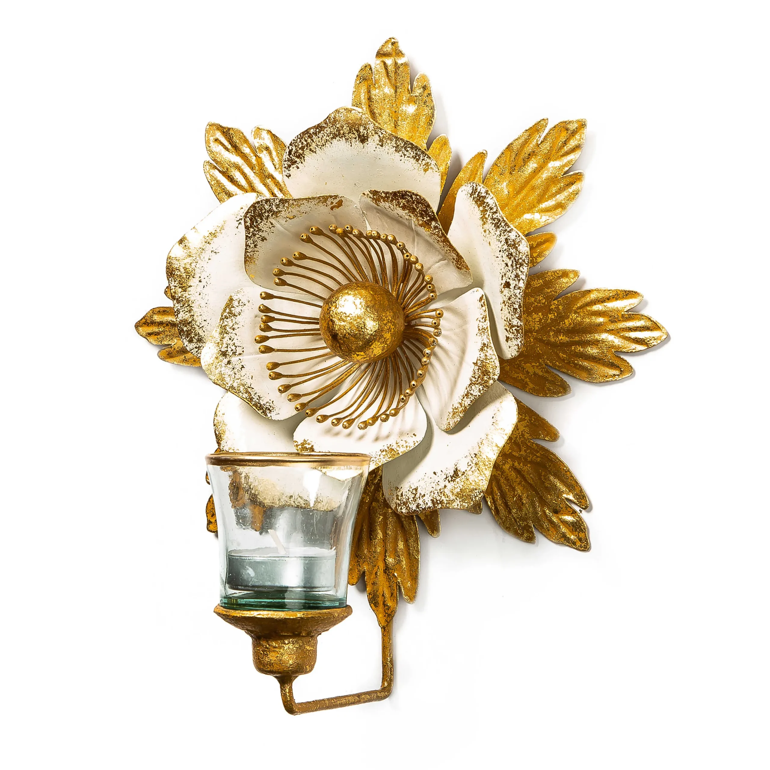 Clearance MacKenzie-Childs Golden Anemone Candle Sconce
