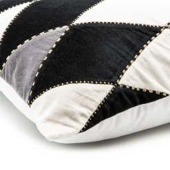Sale MacKenzie-Childs Harlequin Pillow - Black & White