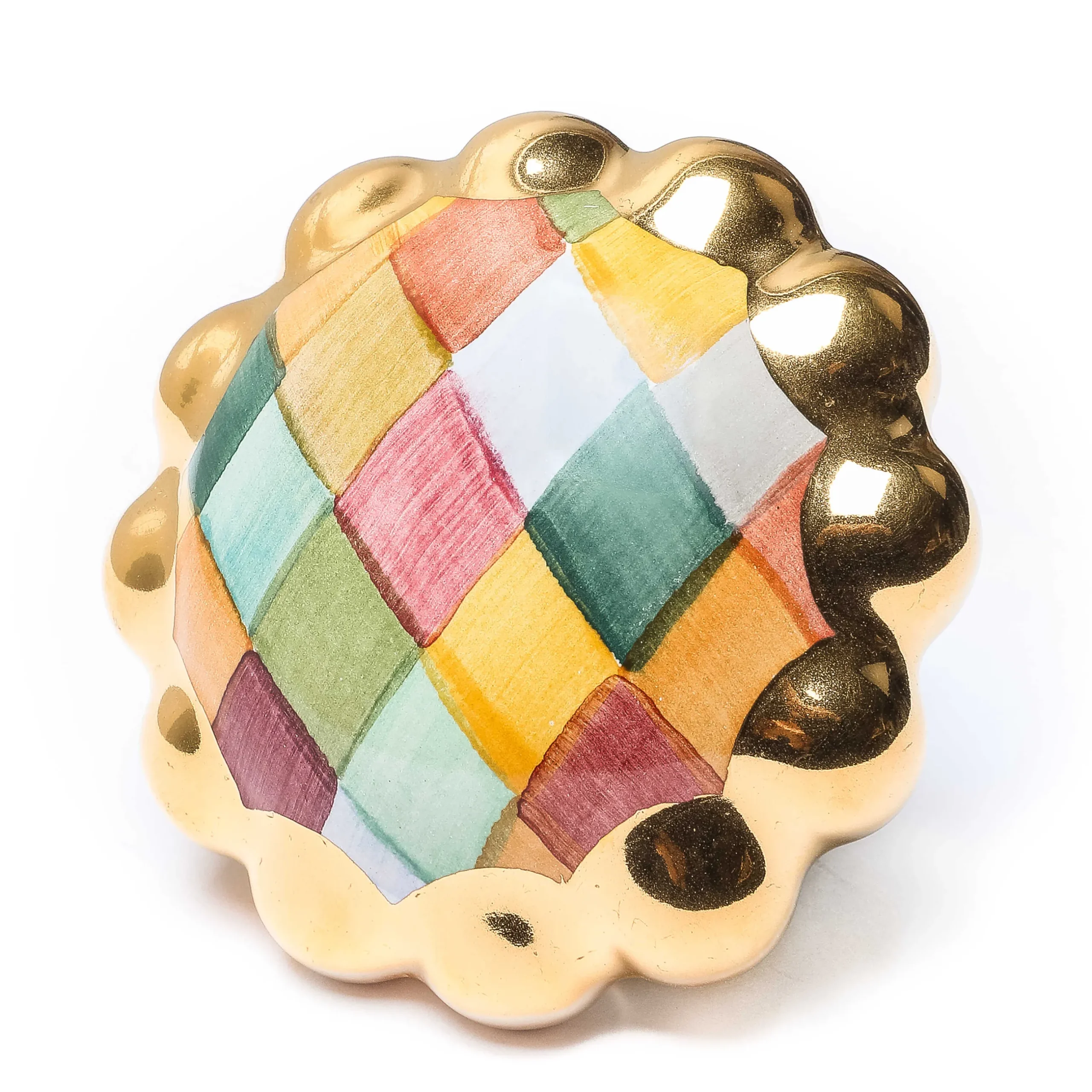 Clearance MacKenzie-Childs Harlequin Round Knob