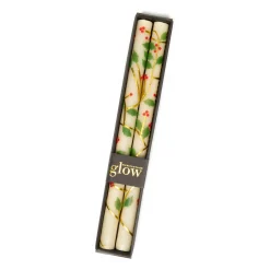 Clearance MacKenzie-Childs Holly Dinner Candles - Set Of 2