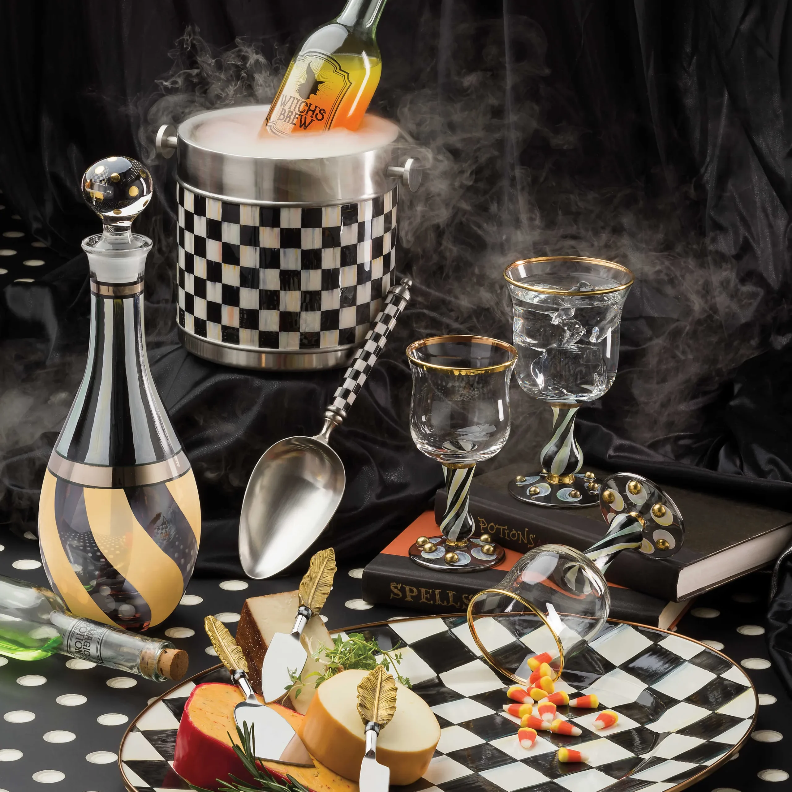 Online MacKenzie-Childs 3260 Ice Bucket - Courtly Check