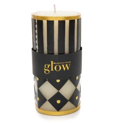 Discount MacKenzie-Childs Jester Pillar Candle - 6"