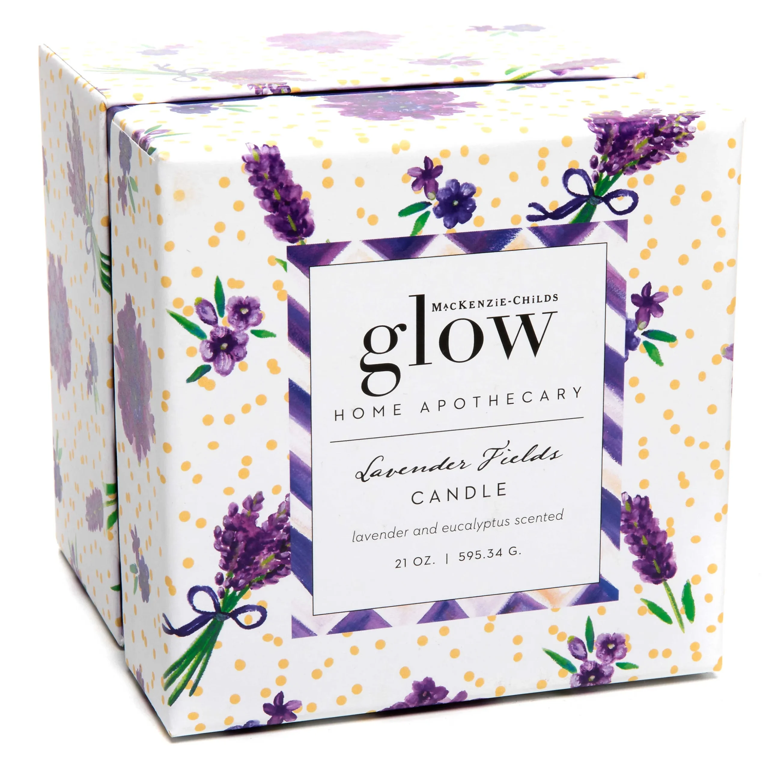 Outlet MacKenzie-Childs Lavender Fields Candle - 21 Oz.