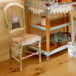 Sale MacKenzie-Childs Light Flower Basket Side Chair