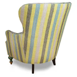 Outlet MacKenzie-Childs Lily Pond Wing Chair