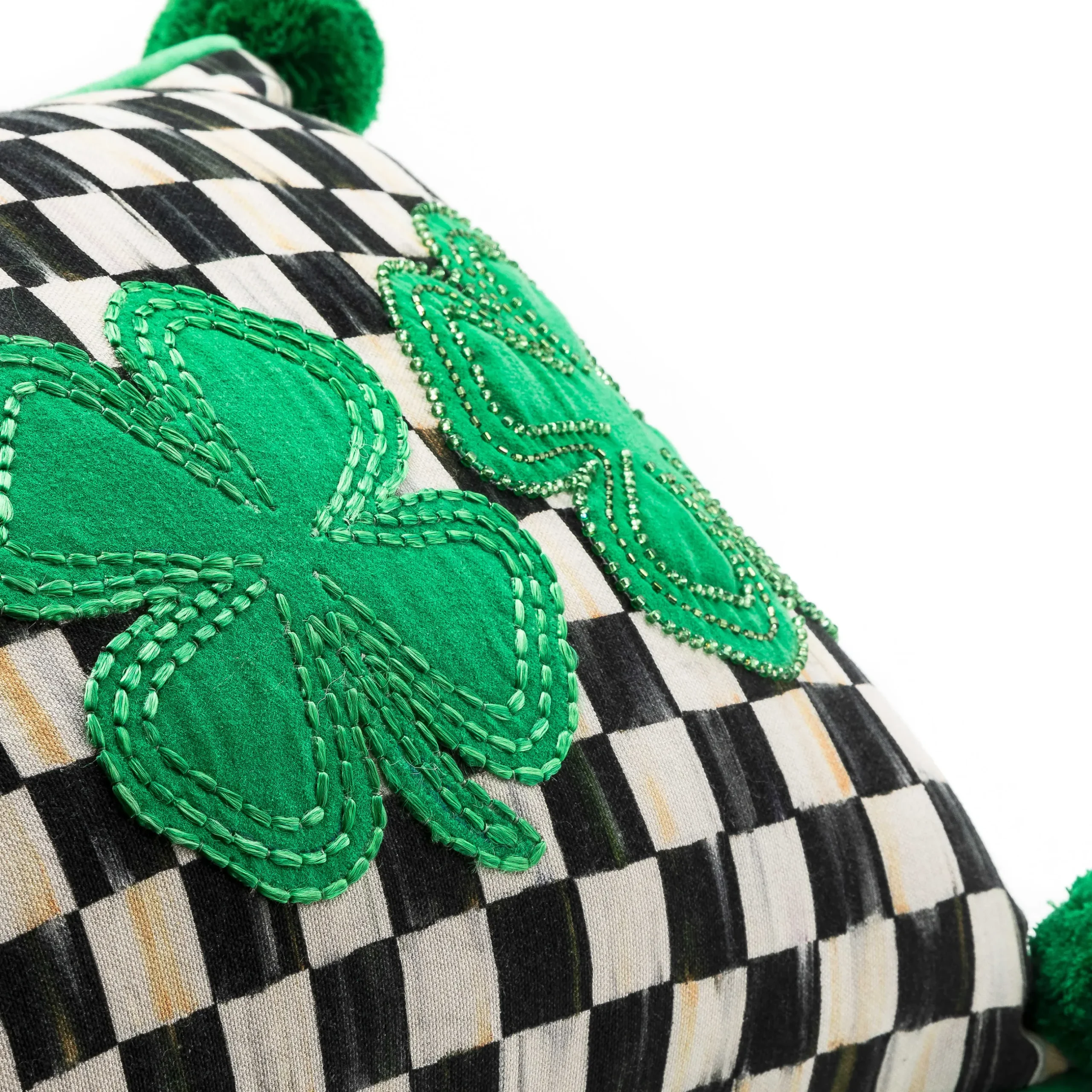 Online MacKenzie-Childs Lucky Clover Lumbar Pillow