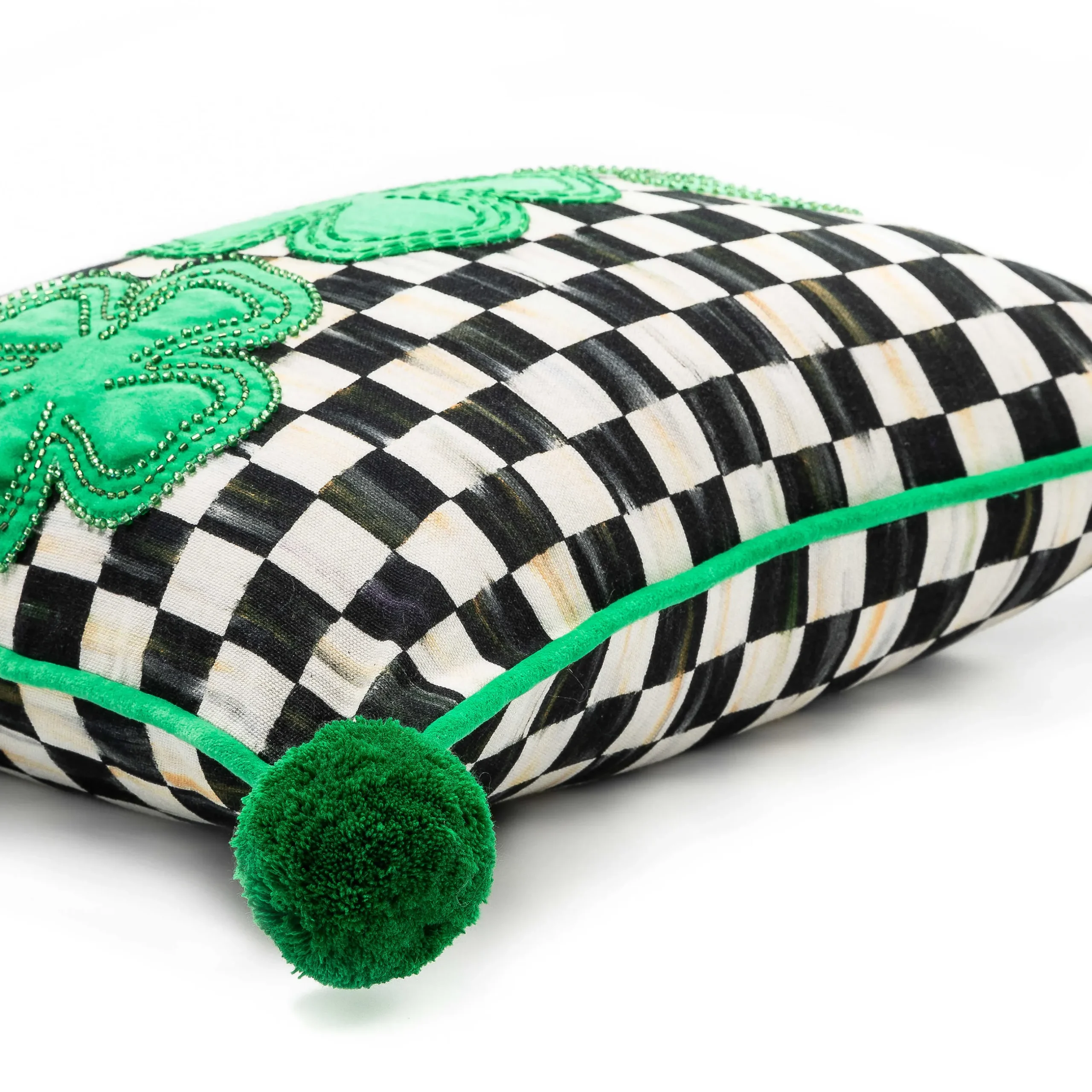Online MacKenzie-Childs Lucky Clover Lumbar Pillow