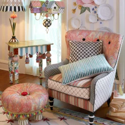 New MacKenzie-Childs Marble Side Table